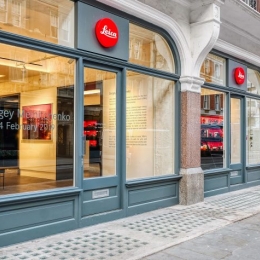 Exterior of the Leica Shop and Gallery on Duke Street, London