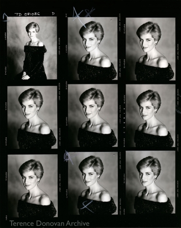 Diana, Princess of Wales contact sheet, 8 October 1986