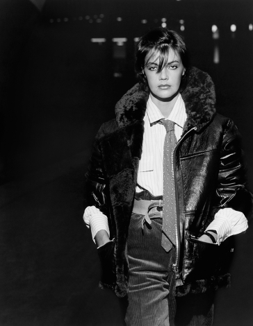 Vogue fashion shoot at Euston Station, London, 15 October 1977