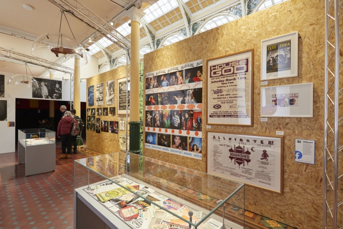 Exhibition display of In The Que: Celebrating the Que Club. Photo © Birmingham Museums Trust