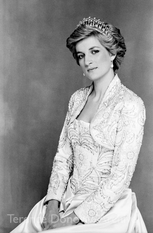 Diana, Princess of Wales, 1990. Photograph Terence Donovan © Terence Donovan Archive